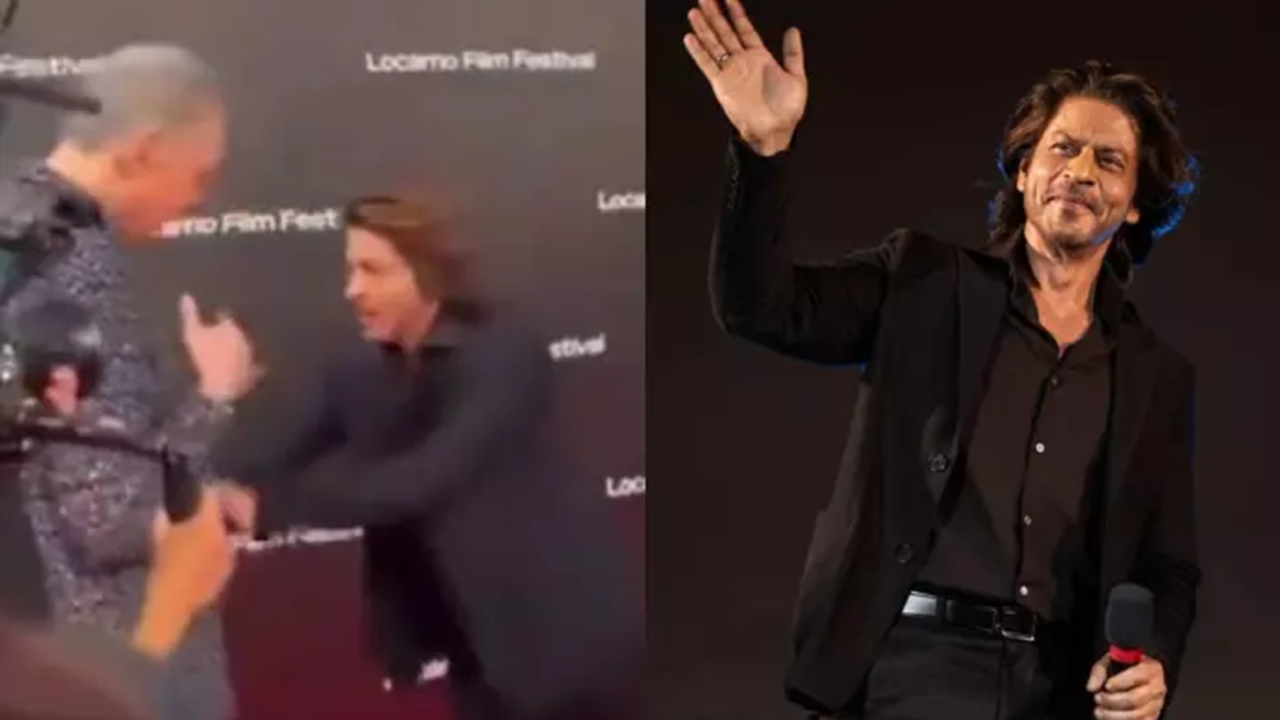 Shah Rukh Khan Pushes Old Man At Locarno Film Festival In Viral Video. Fans Defend Actor | Times Now