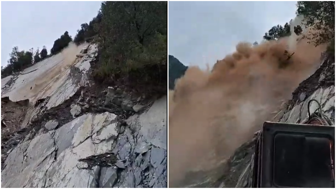 Traffic Disrupted After Landslide Occurs On Khadramukh-Holi Road In Chamba