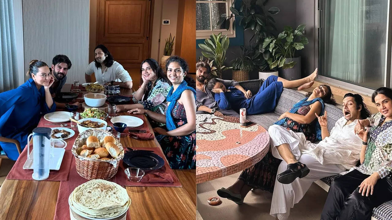 Sonakshi Sinha Reunites With Heeramandi Co-Star Richa Chadha For Potluck With Spouses, Shares Before-After Pictures