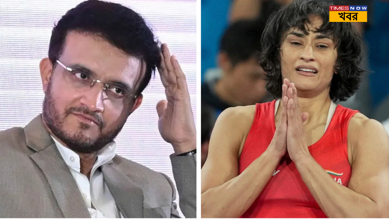 Sourav Ganguly and Vinesh Phogat