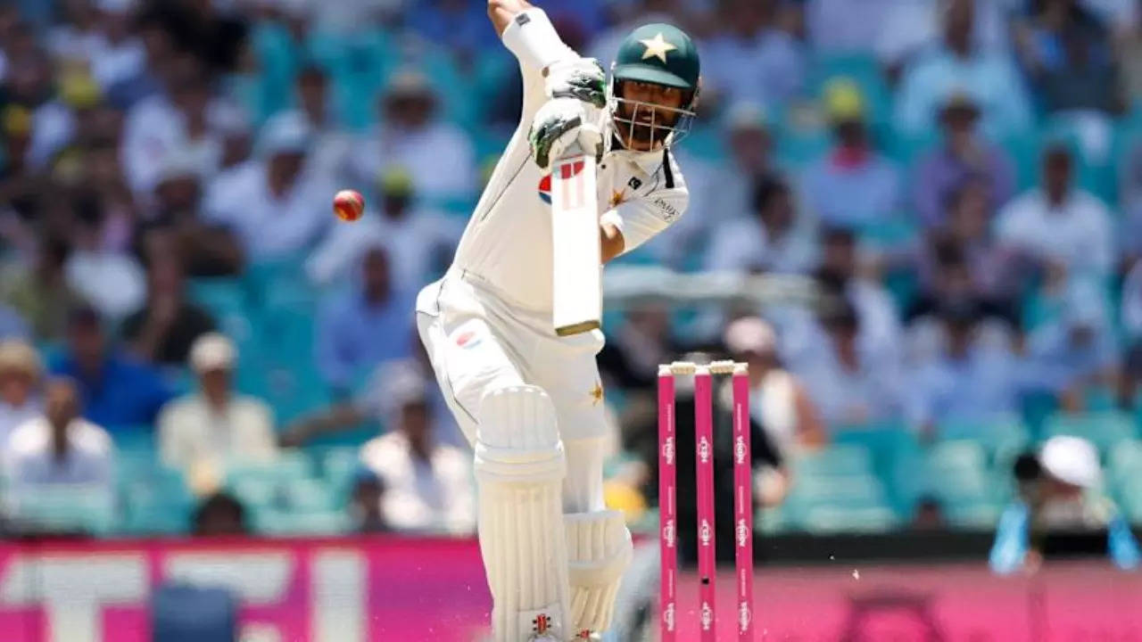 Pakistan Test skipper Shan Masood in action