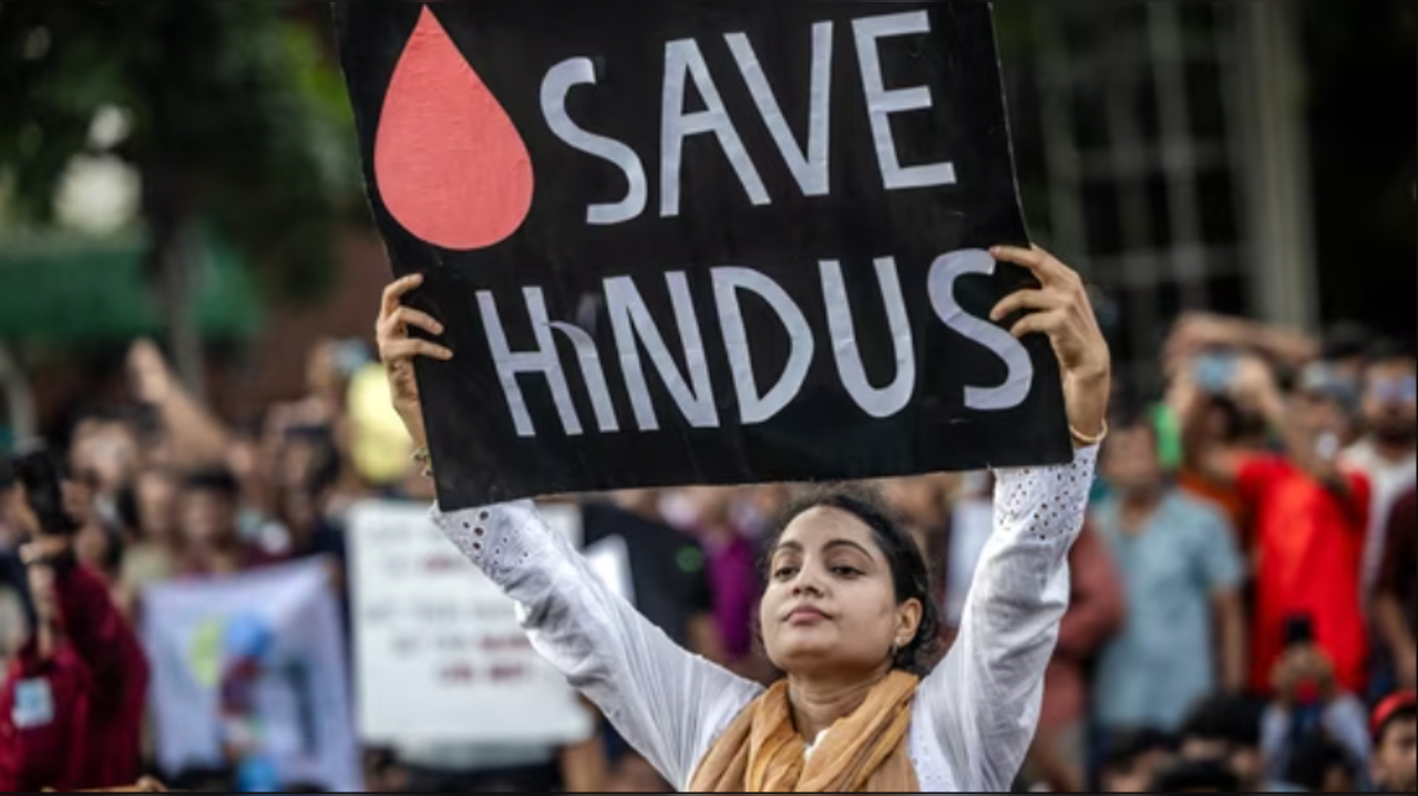 'Save Hindus In Bangladesh': Hundreds Join Indian Americans Vigil