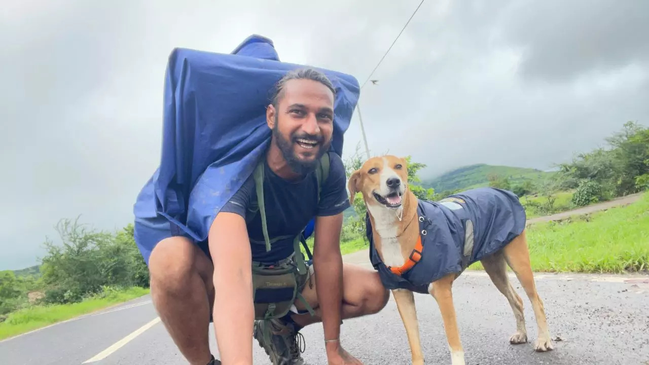 Meet The Man Who Is Taking His Dog For A ‘Walk’, Across India