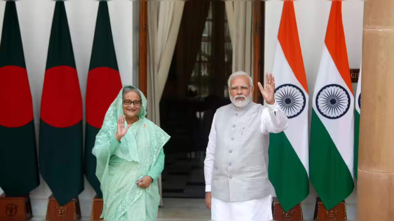 File Photo of Sheikh Hasina with PM Modi