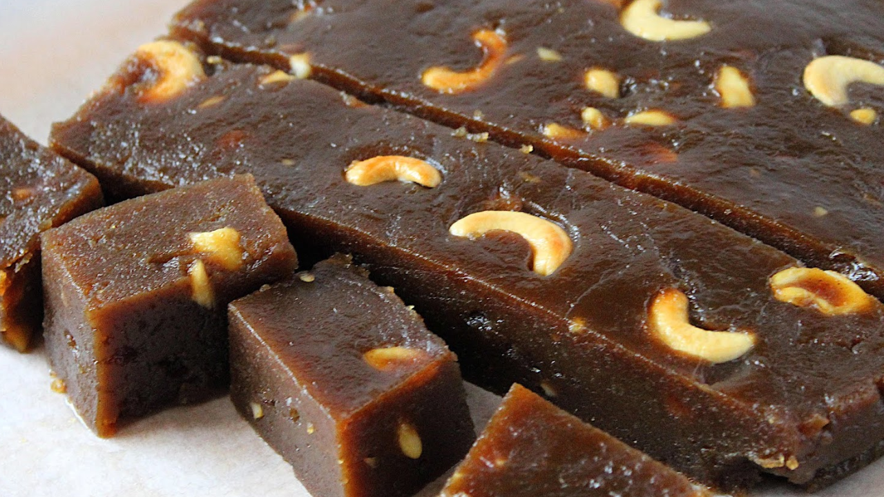 Karutha Halwa From Kerala For Monsoon Sweet Caramelized Delight