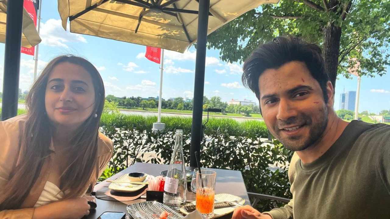 Varun Dhawan Shares Pic With Wife Natasha Dalal From Set Of Citadel: Honey Bunny. Captions:'My Constant #Khoobsurati In My Life'