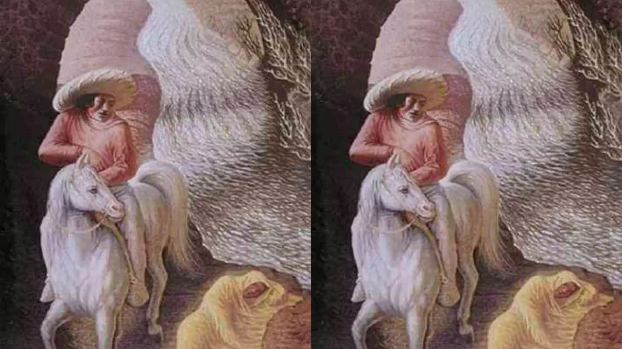 Optical Illusion Personality Test: An Old Man Or A Young Rider? What You See First