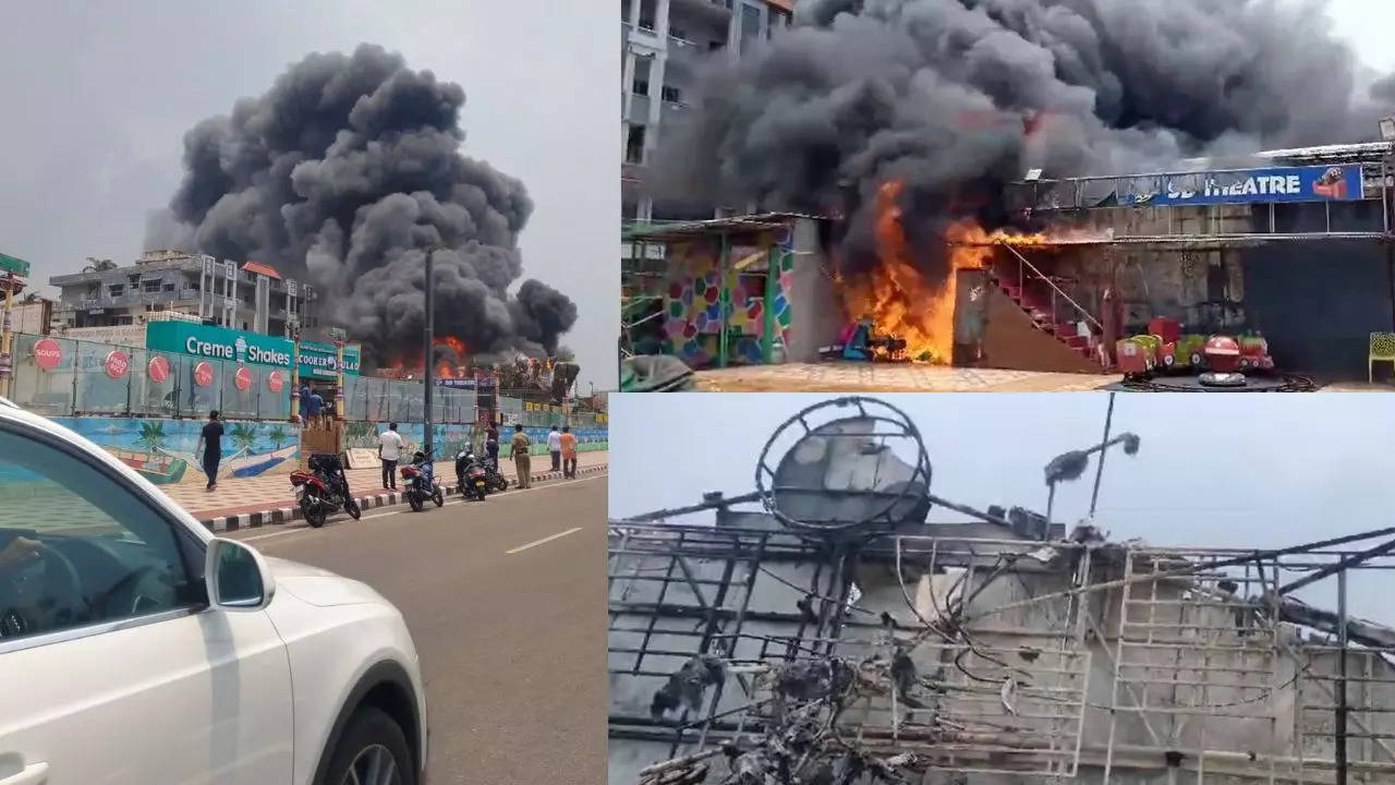 Fire Broke Out At Dino Park In Vishakhapatnam