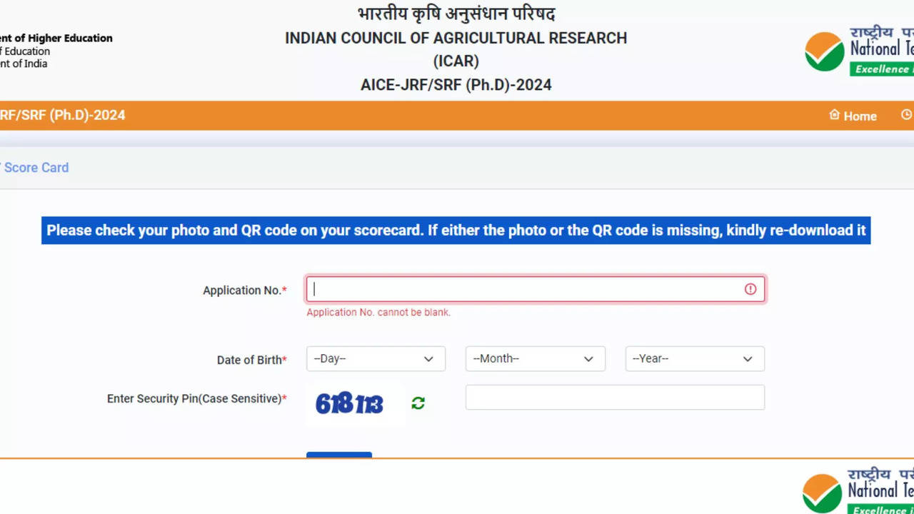 ICAR AIEEA PG Result 2024 Released at exams.nta.ac.in, Direct Link