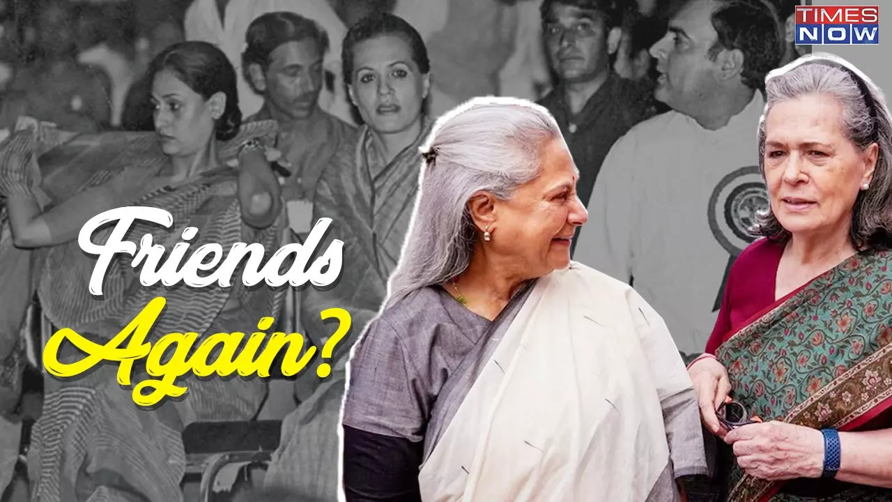 ​Jaya Bachchan and Sonia Gandhi shared a light moment outside Parliament recently​ amid the ongoing bitterness between the two families.