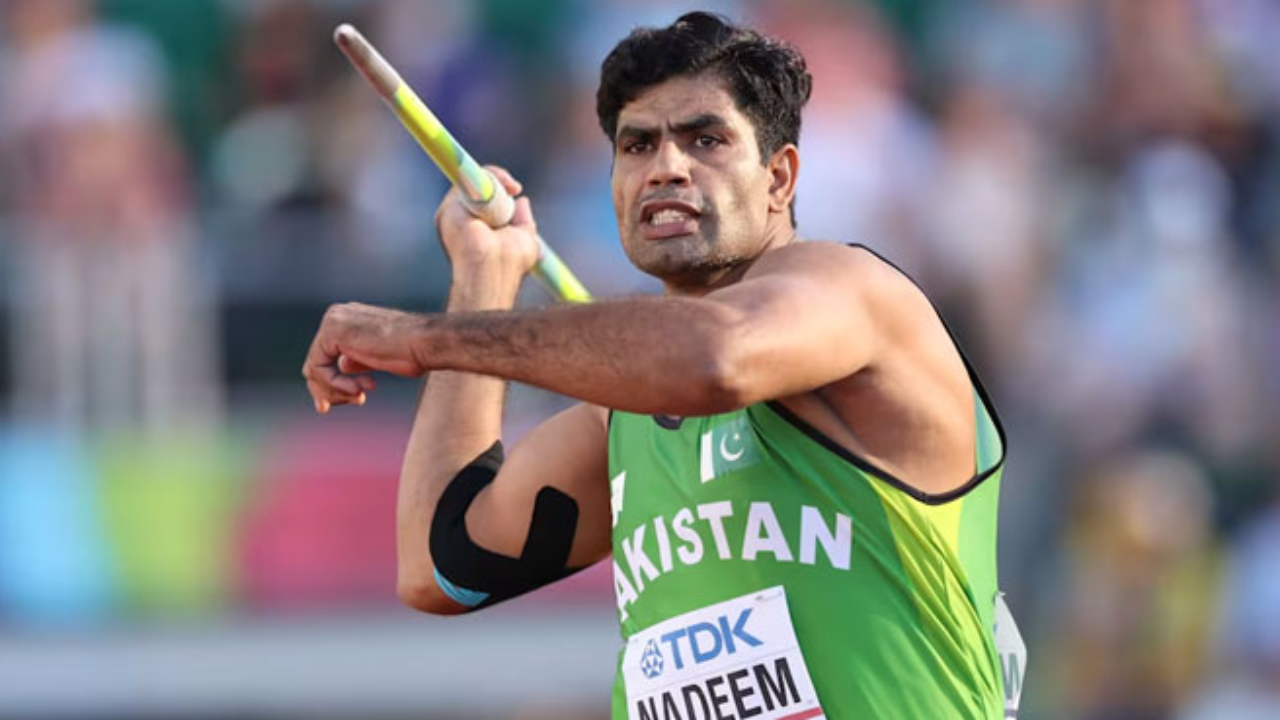 Arshad Nadeem second throw won the javelin gold in Paris Olympics