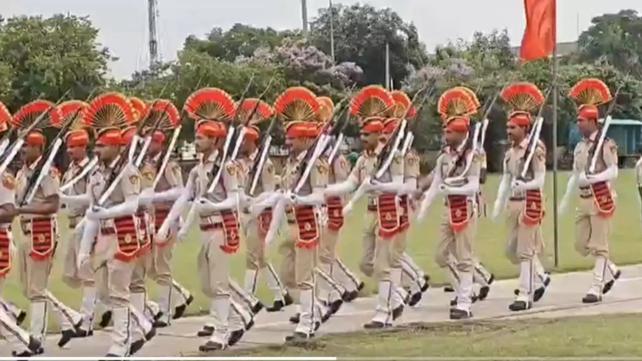 Panchkula Police Rehearsing For Har Ghar Tiranga Yatra