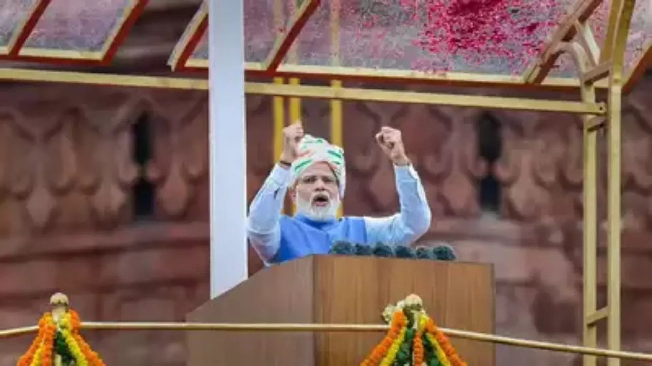 PM Modi at Red Fort (File photo)