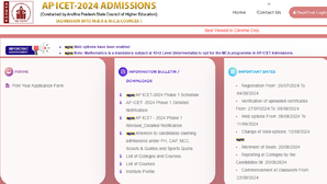 AP ICET Seat Allotment Results 2024 Date Deferred to August 20 Check Revised Schedule