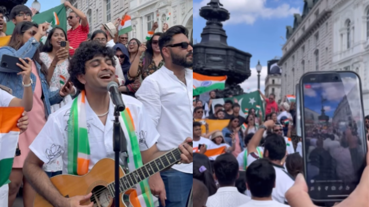 Video of Indians and Pakistanis Singing 'Jai Ho' on a London Street Will Give You Goosebumps