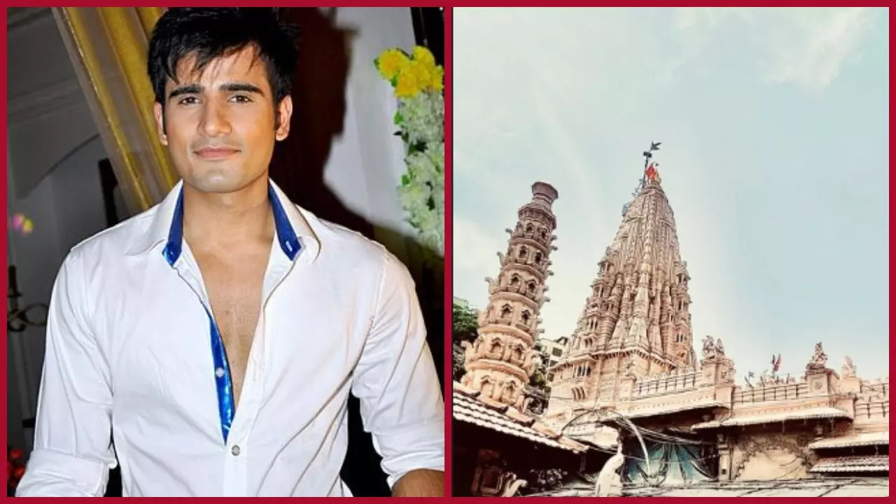 Karan Tacker Visits Babulnath Mandir To Seek Divine Blessings