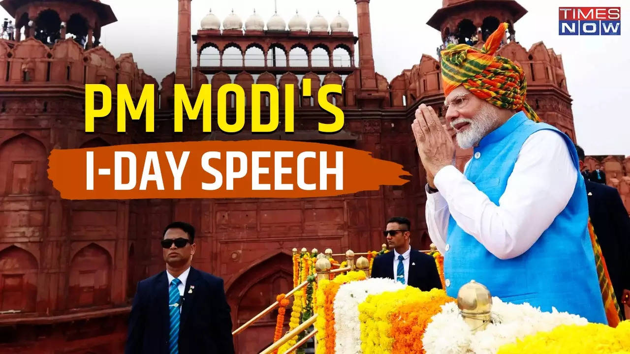 PM Modi delivered Independence Day speech from the Red Fort