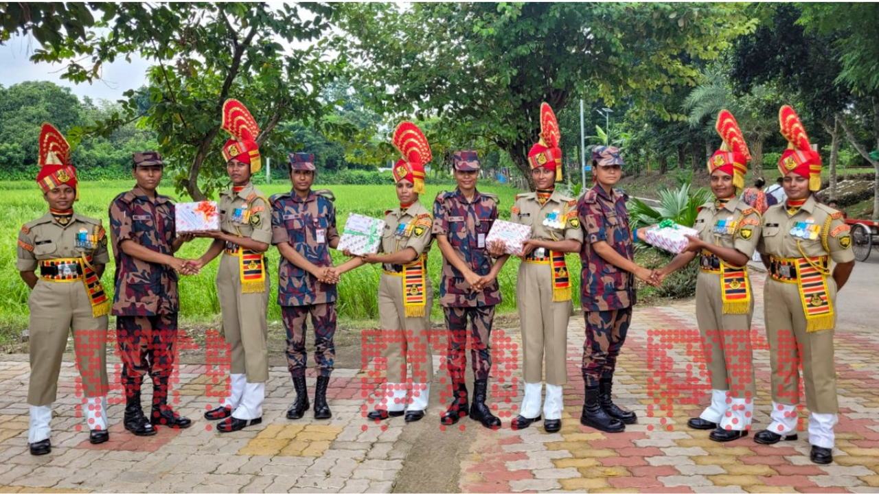 India, Bangladesh All-Women Border Troops Exchange Independence Day Greetings For The First Time