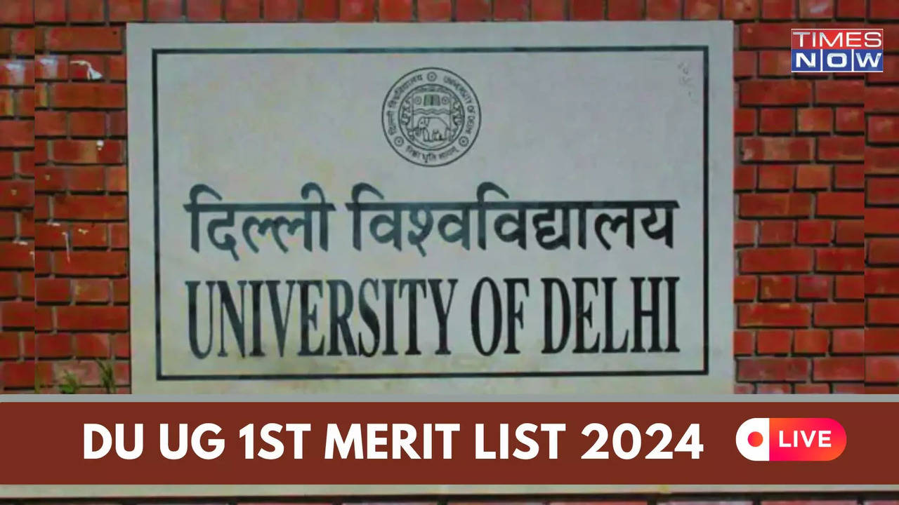 DU Merit List 2024 Date Time Highlights Delhi University DU UG Merit List Released At admissionsduacin and CSAS Portal