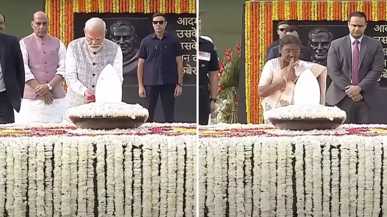 President Murmu, PM Modi Pay Tribute To Atal Bihari Vajpayee On His Death Anniersary