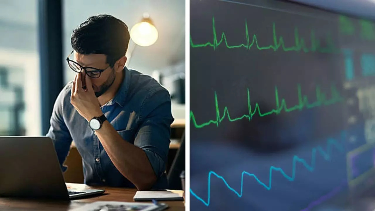 Job stress Increases The Risk Of Irregular Heart Rhythm