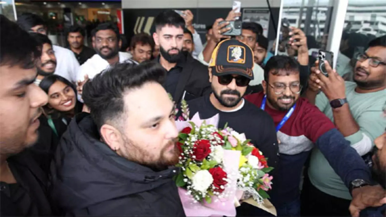 Ram Charan at  melbourne airport