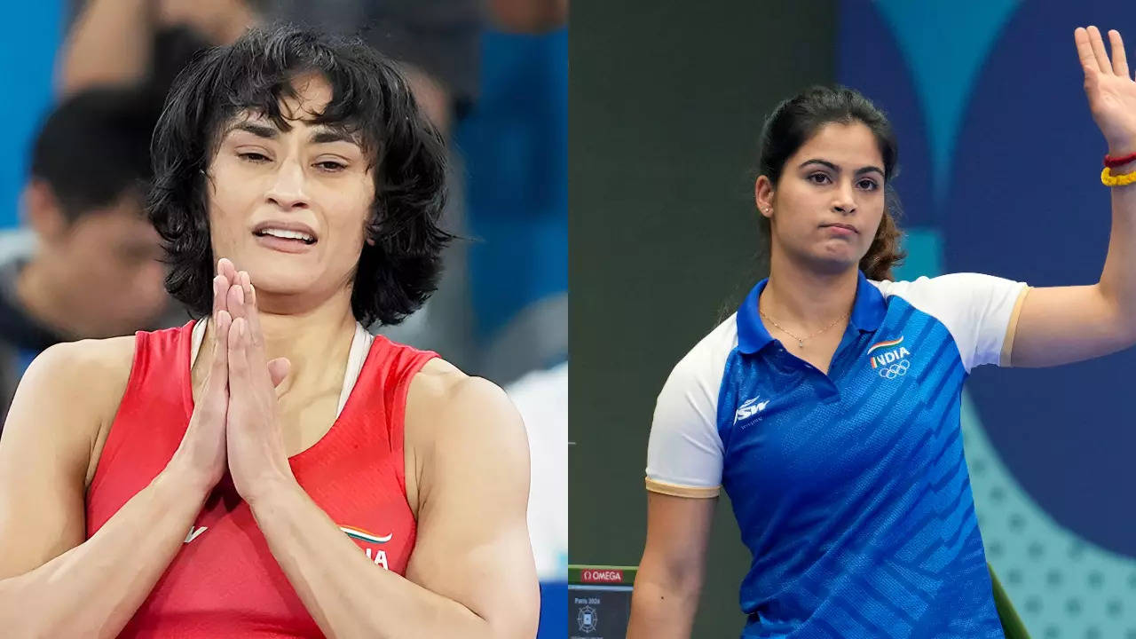 Manu Bhaker inspired by Vinesh Phogat's never give up attitude