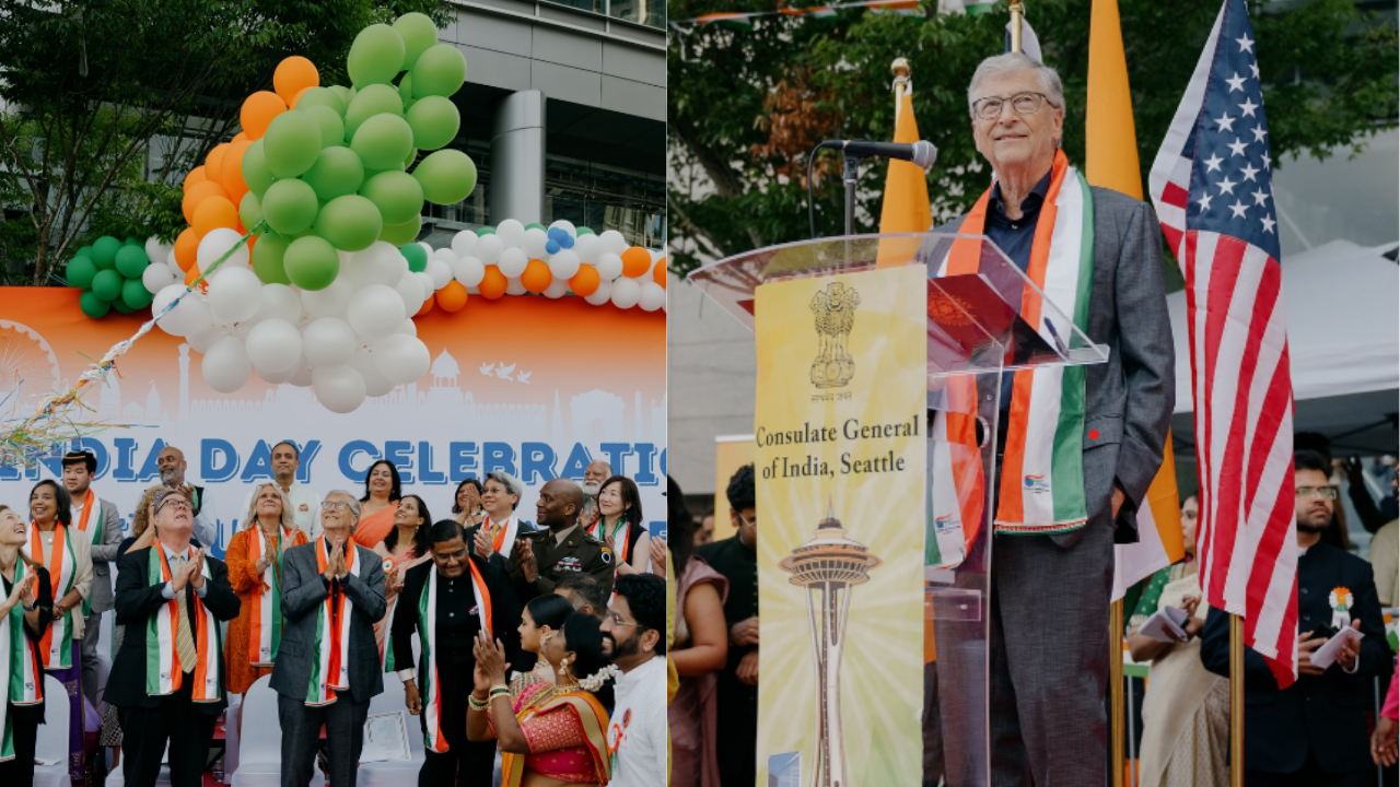 Chairman of Gates Foundation, Bill Gates, Inaugurates Seattle’s First India Day Celebrations