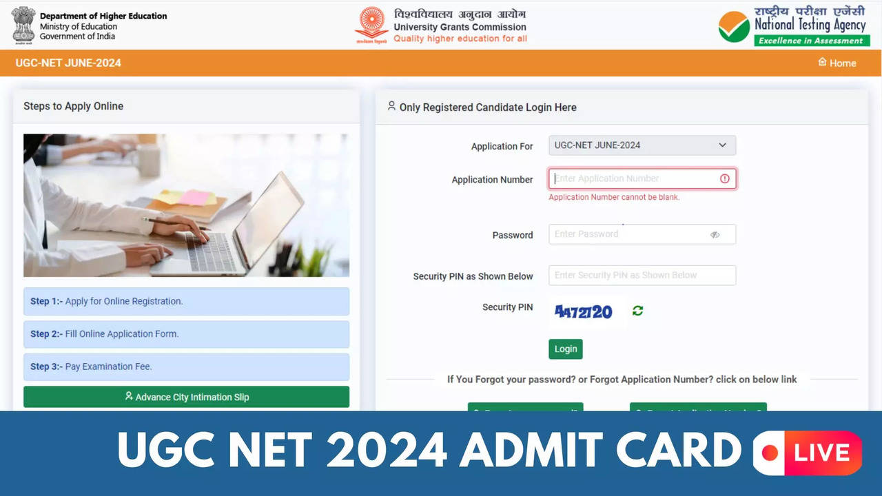 UGC NET Admit Card 2024 Highlights NTA UGC NET June Admit Card Released For August 21-August 23 Exams on ugcnetntaacin