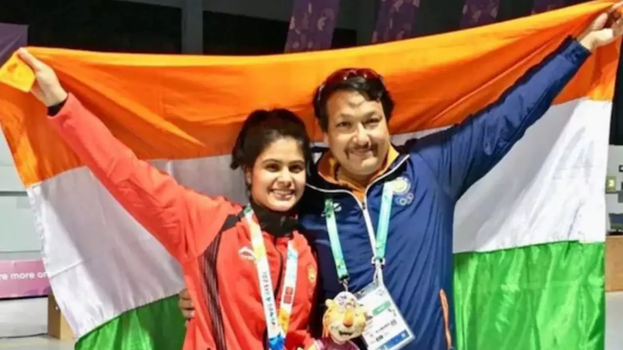 Manu Bhaker's Coach Jaspal Rana Slams NRAI For Hurting Indian Talents