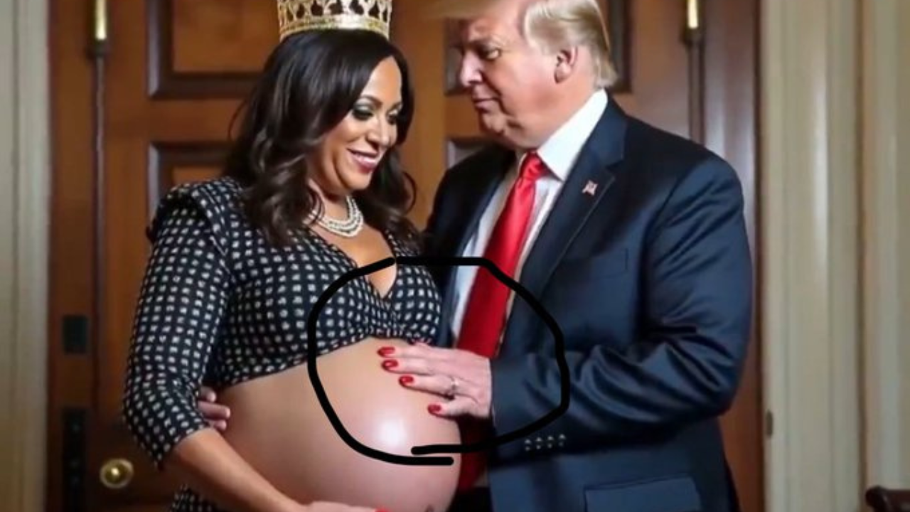 donald trump's nail polish debut? ai video of his'romance' with kamala harris surfaces