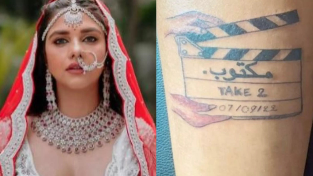 Dalljiet Kaur Gets Her 'Take 2' Tattoo Dedicated To 'Husband' Nikhil Patel Re-Designed