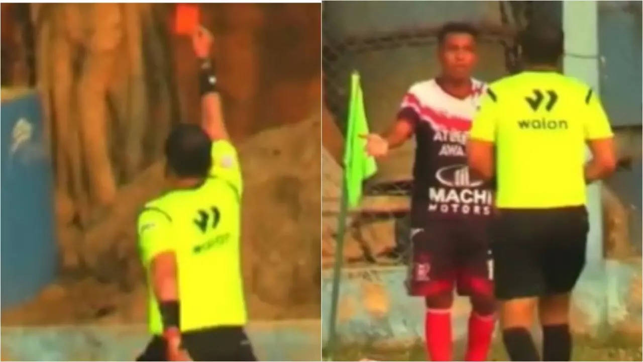 BIZZARE Send-Off! Footballer Receives Red Card For Urinating During Copa Peru Match