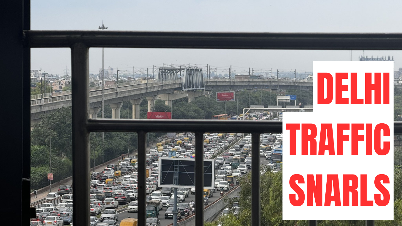 Delhi Traffic Chaos on Raksha Bandhan