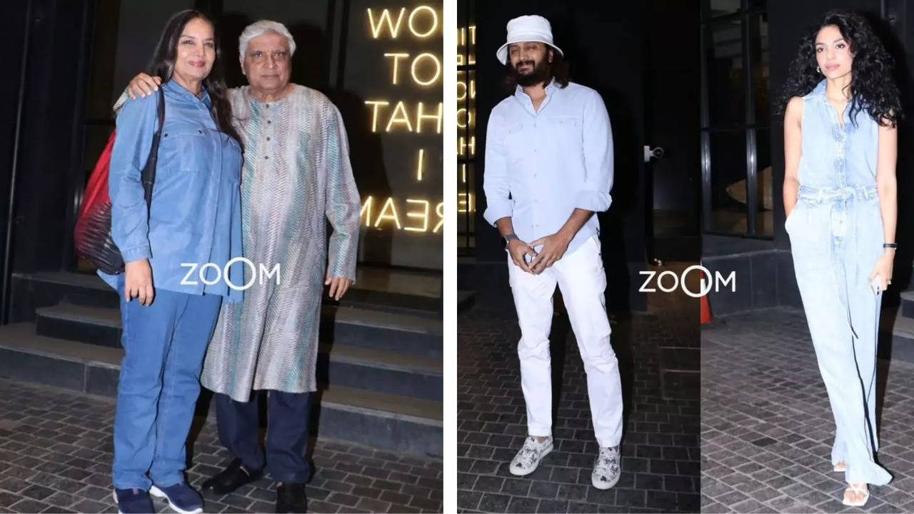 Angry Young Men Screening: Shabana Azmi-Javed Akhtar, Sobhita Dhulipala And More Attend Event In Elegant Outfits