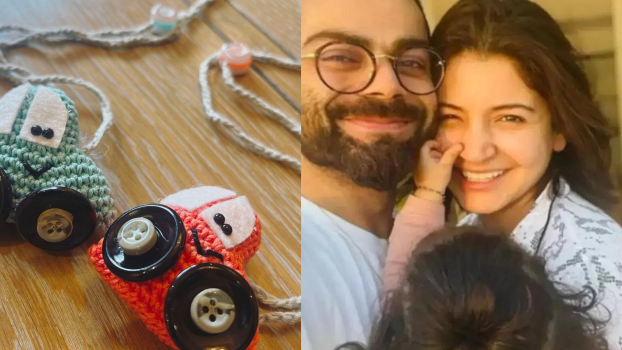 Anushka Sharma Shares Adorable Snap Of Vamika And Akaay Kohli's First Raksha Bandhan Together. See Pic