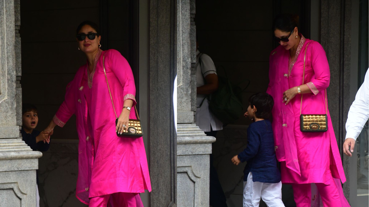 Kareena Kapoor's hot pink rakhi look