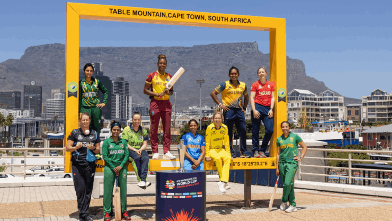 Women T20 WC trophy captain ICC