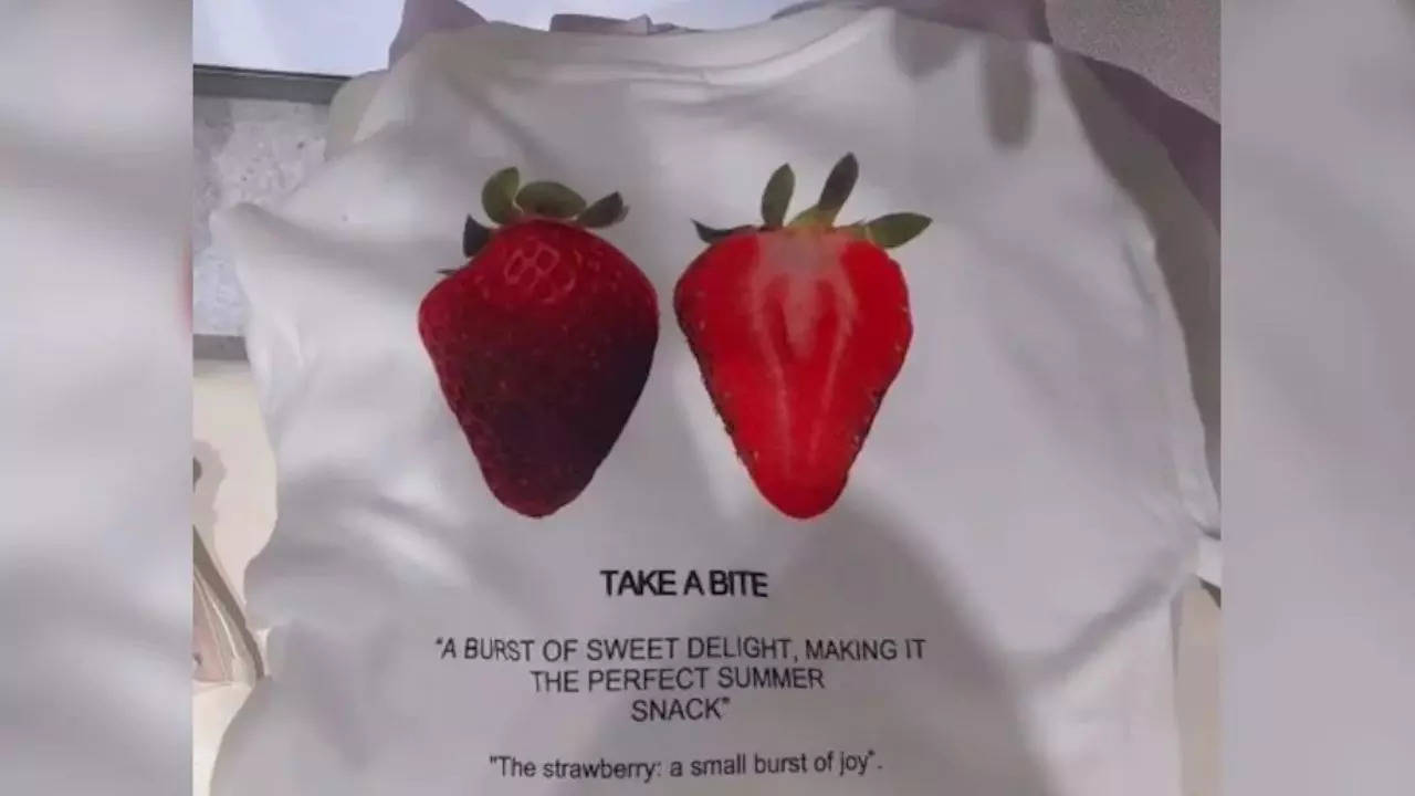 Zara t-shirts with the controversial image and slogan