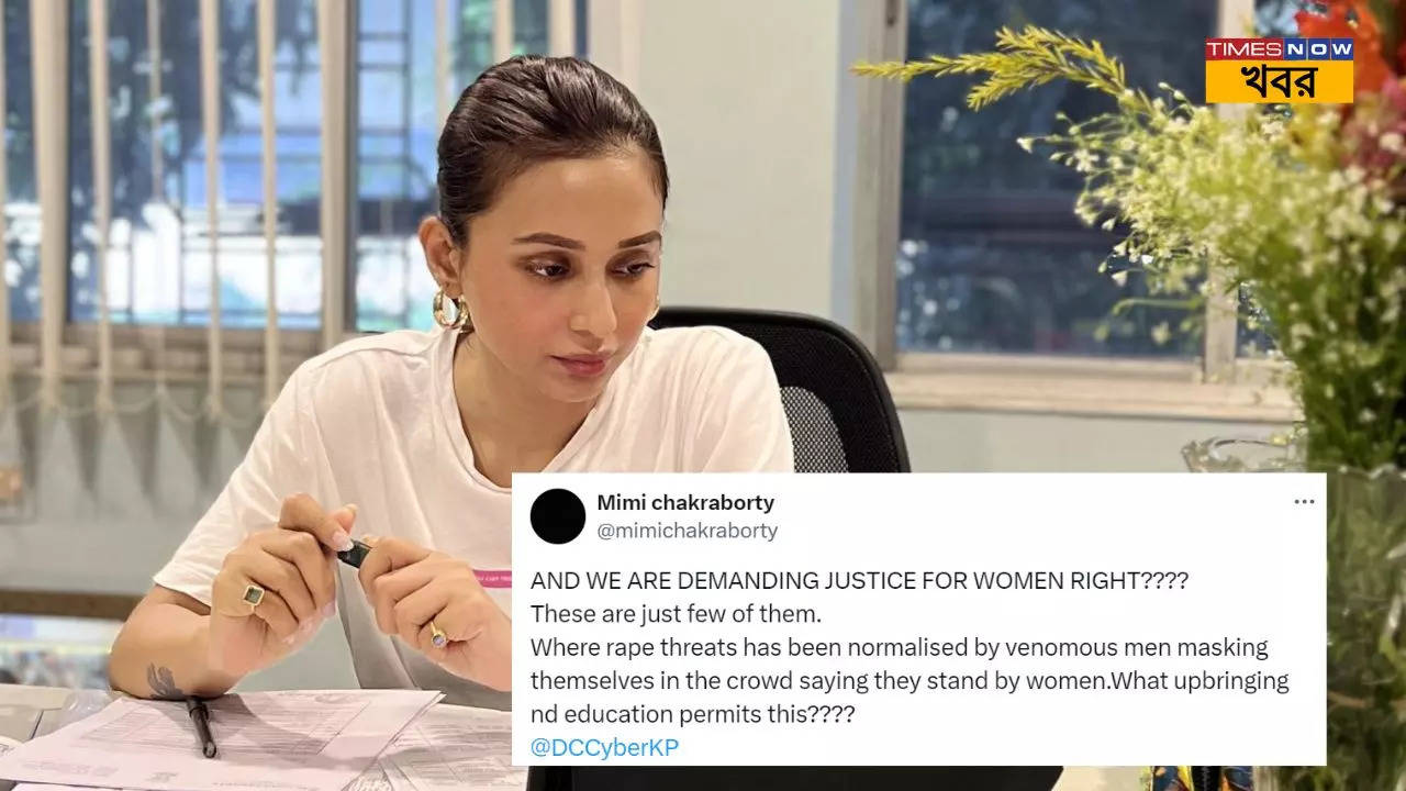 actress mimi chakraborty got threat on social media after she protest for rg kar incident