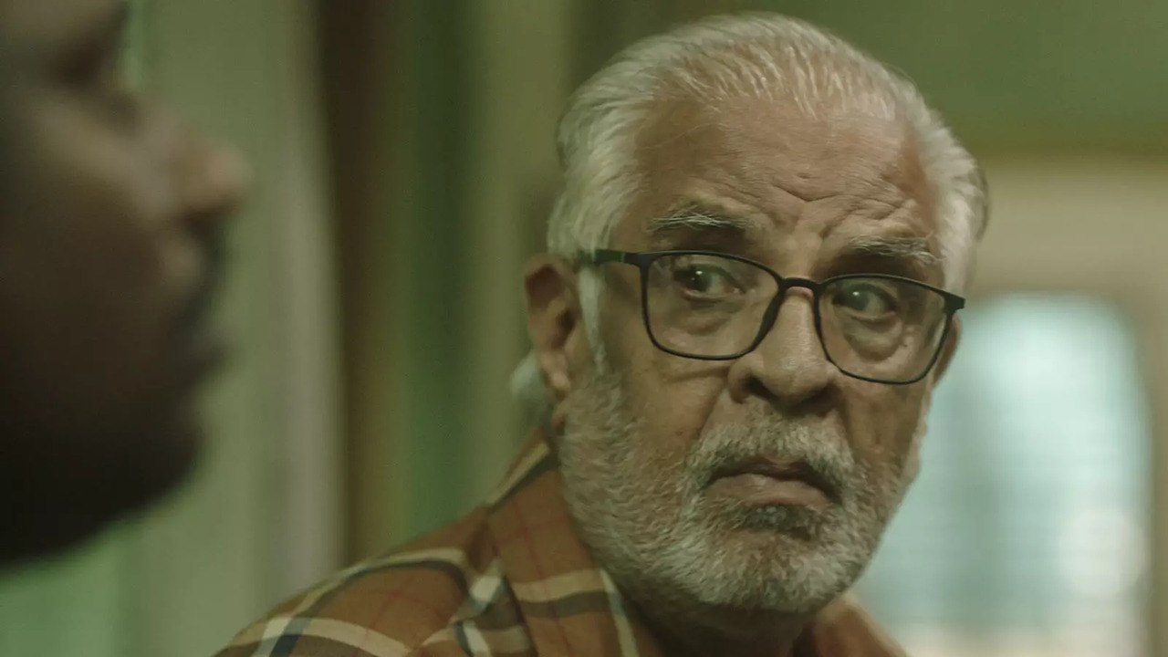 Veteran actor Dattanna in the short film 'Iruve'