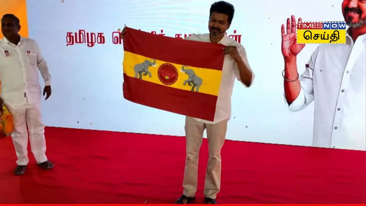 tvk vijay flag