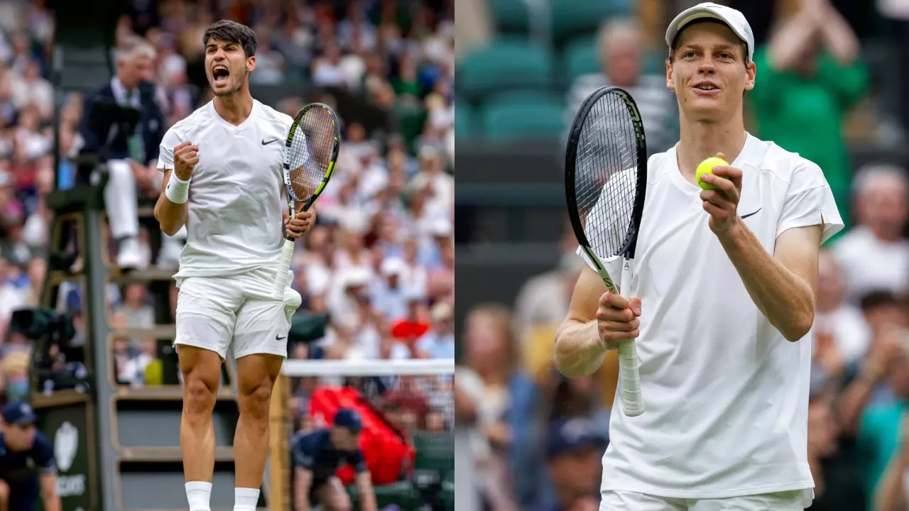 Jannik Sinner and Carlos Alcaraz land in same half of US Open 2024 men's singles draw