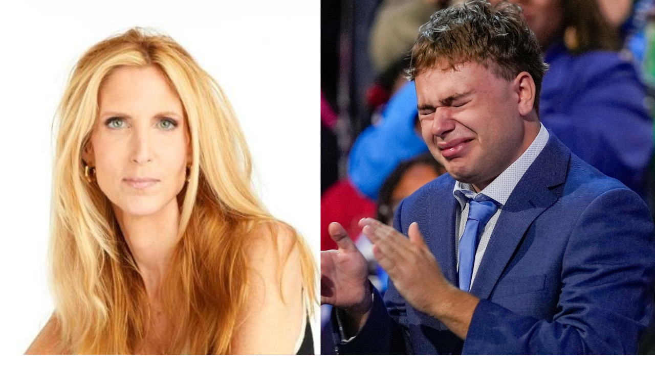 Ann Coulter and Tim Walz's son Gus