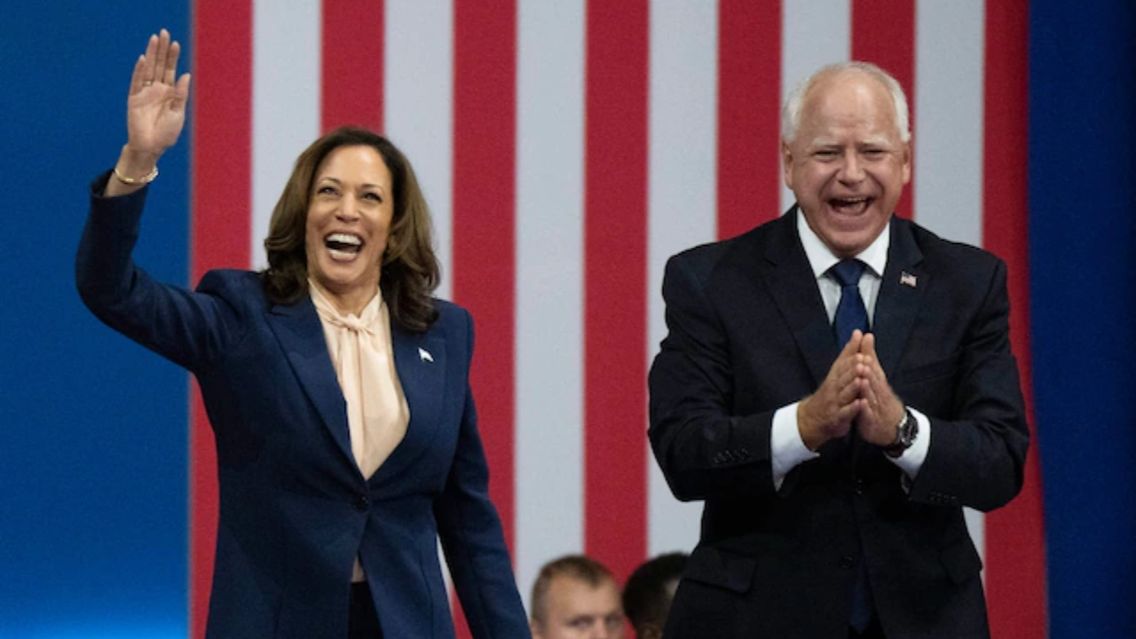 kamala harris tim walz