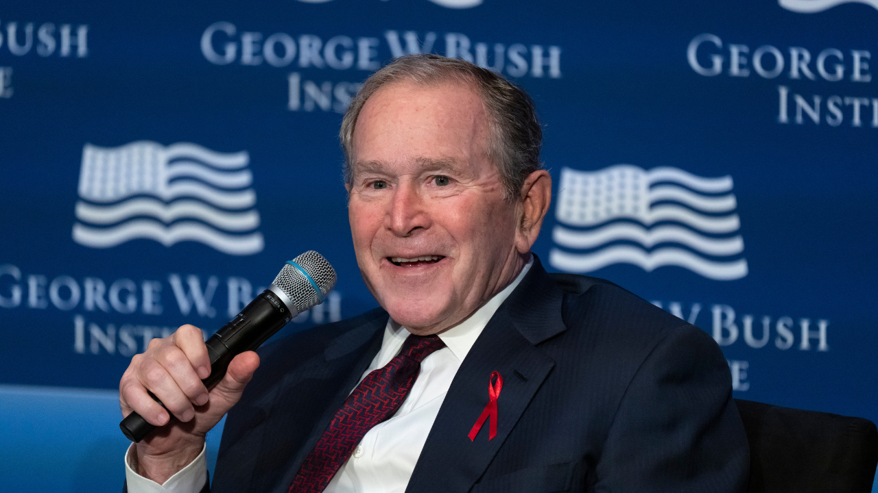 Former president George Bush