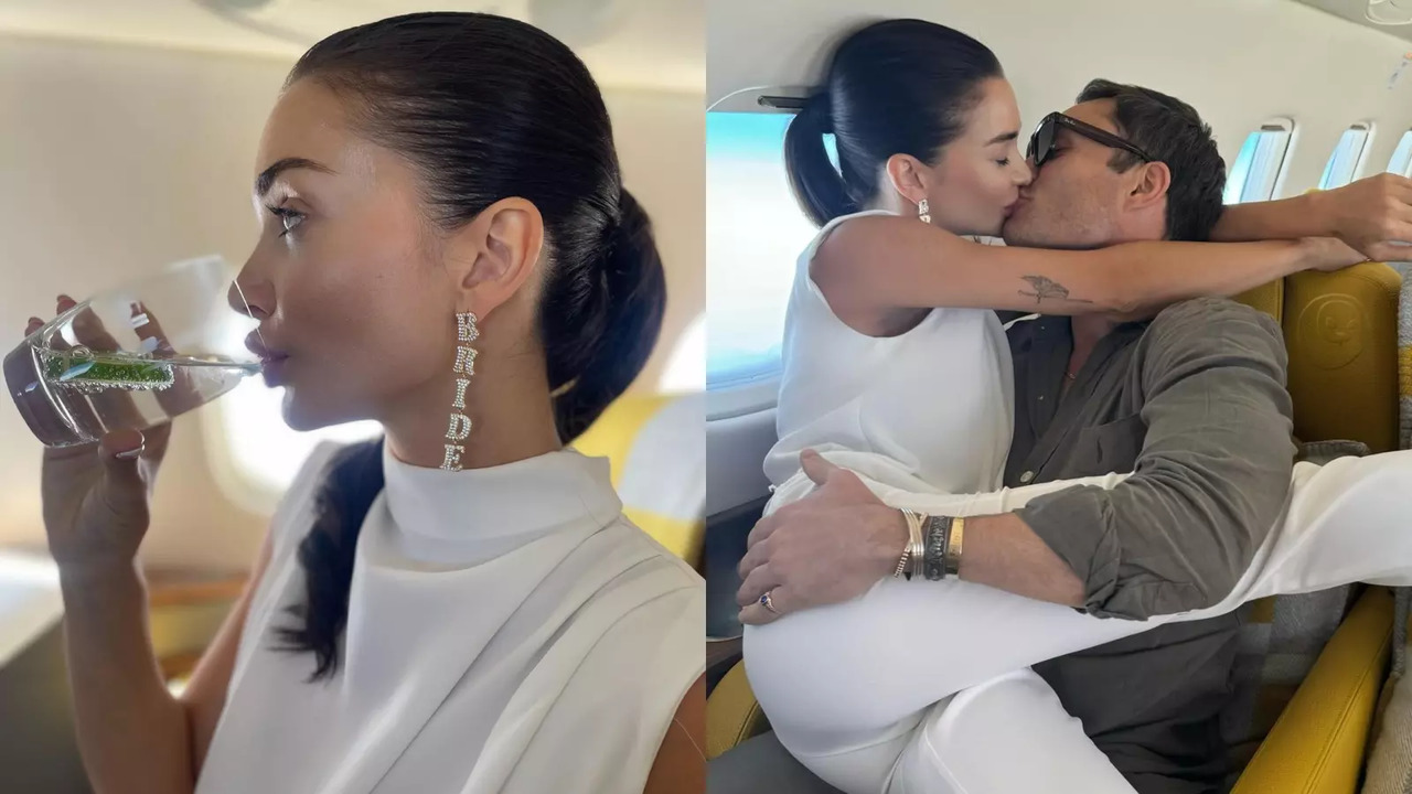 Bride-To-Be Amy Jackson Locks Lips With Ed Westwick As They Jet Off To Amalfi To Tie The Knot