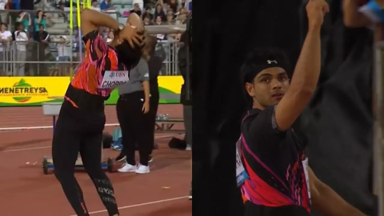 neeraj Chopra fumes after throw lands shy of 90m mark