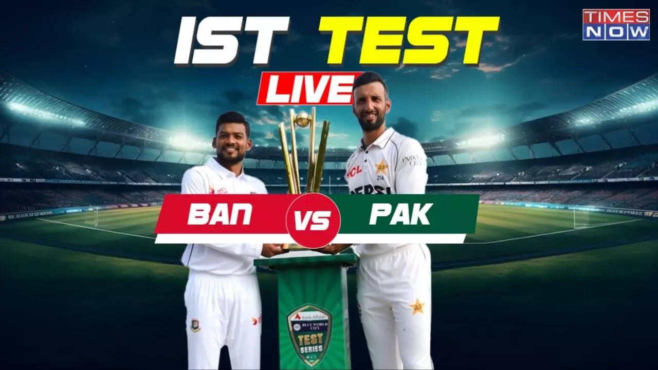 PAK vs BAN Highlights 1st Test Day 4 Pakistan 231 At Stumps Trail By 94 Runs After Mushfiqurs 191 Propel Bangladesh To 565