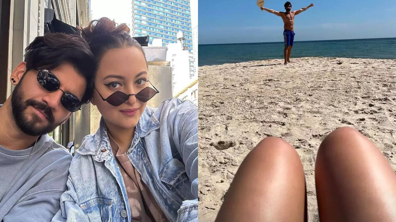 Sonakshi Sinha Sunbathes With Husband Zaheer Iqbal At Beach, Actress Shares New Pic From Vacation